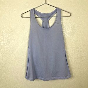 New Balance Blue and White Stripped Tank